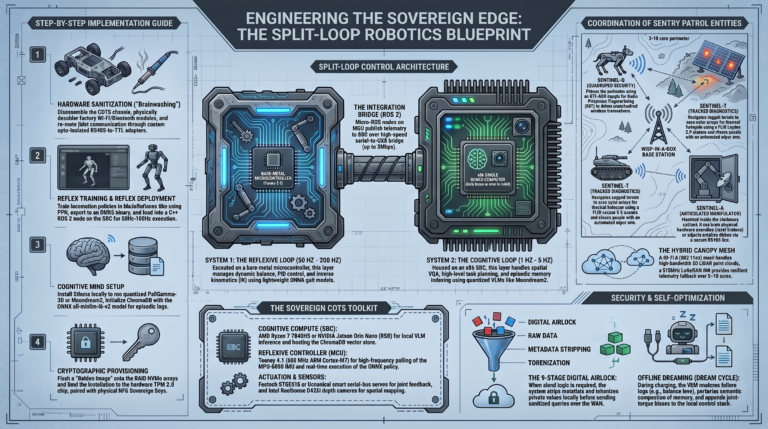 Briefing: Sovereign Embodied AI and the DeReticular Sentry Patrol Ecosystem